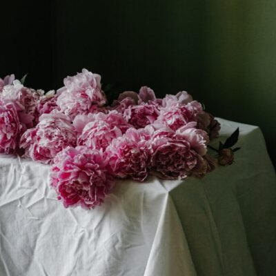storiesullapelle.com - peonies on the table