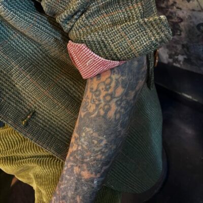 Cane foo tatuaggio leone
