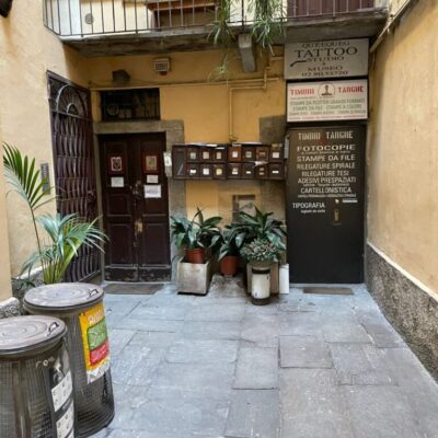 Corte queequeg tattoo studio in Brera