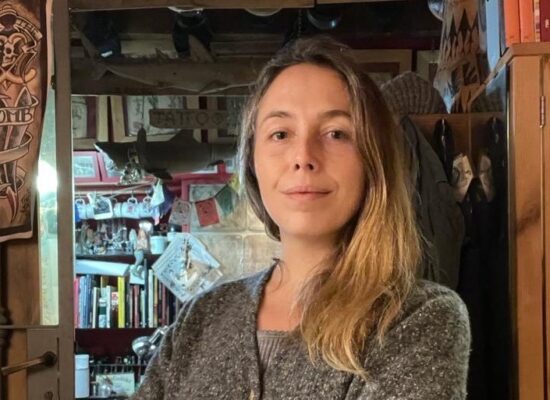 storiesullapelle.com - Olivia Fercioni in Queequeg tattoo studio Milano quartiere Brera